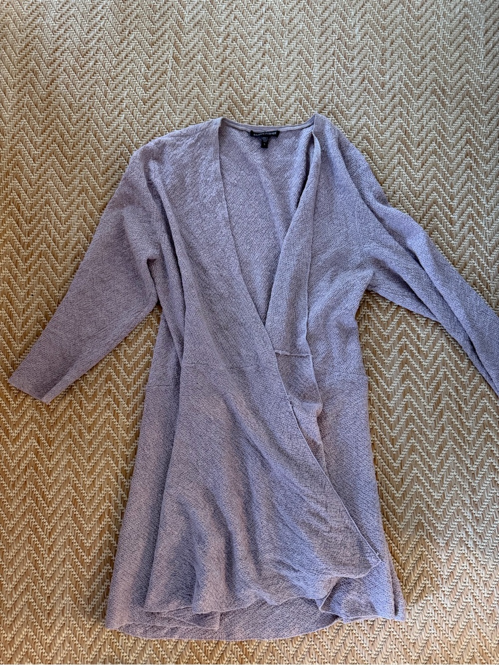 Purple Eileen fisher cardigan flowy size s